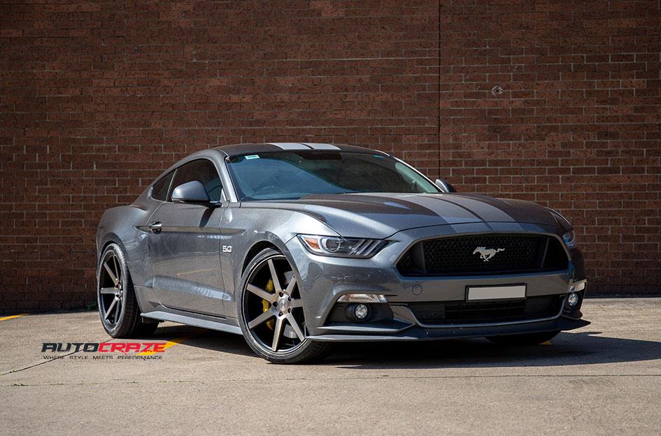 FORD MUSTANG VERONA MATTE BLACK TINTED FACE